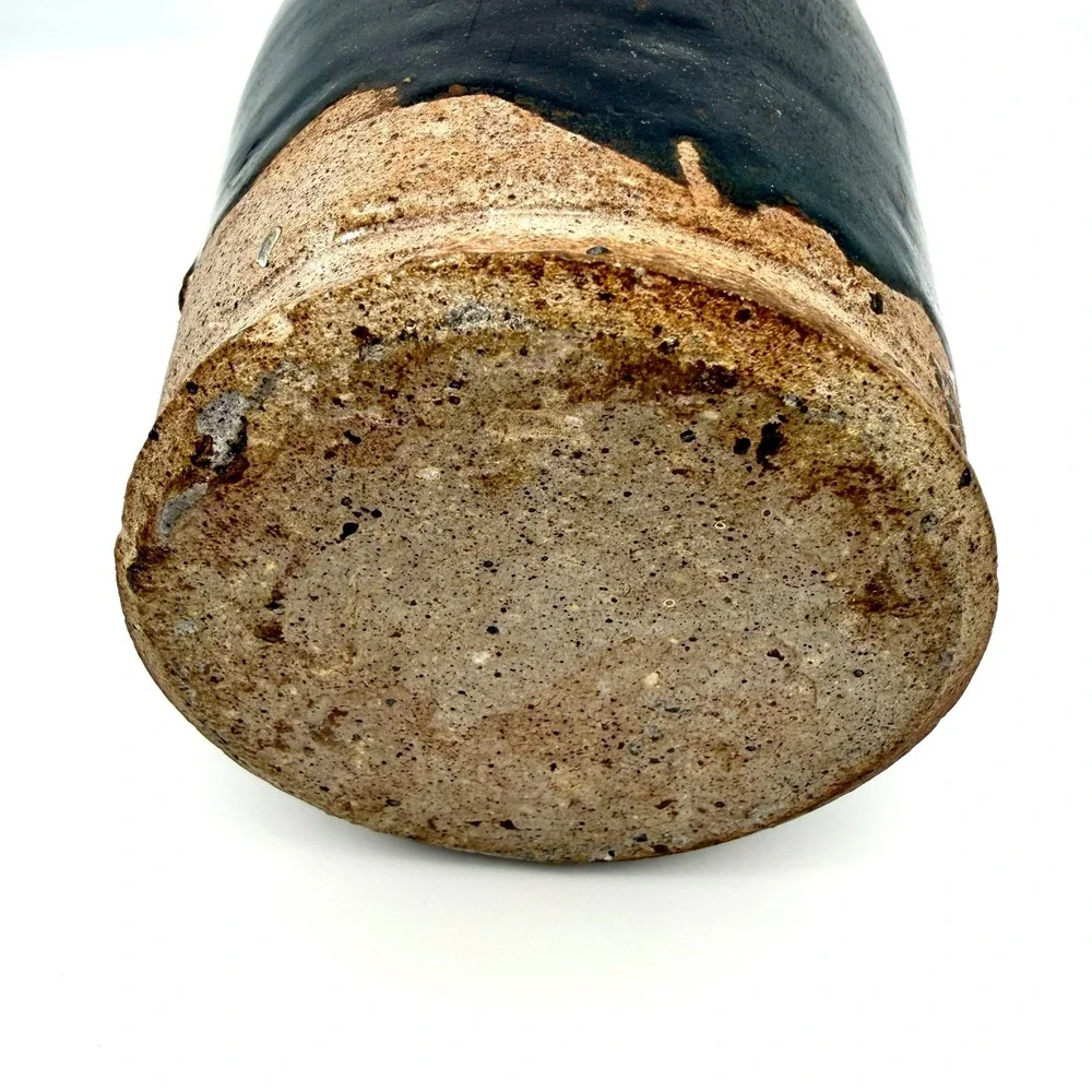 13th C Chinese Henan Black Iron Glaze Jar 8.3